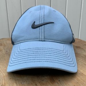 Nike Vapor Golf Hat Flexfit Hat Used Mens Womens Hats Light Blue